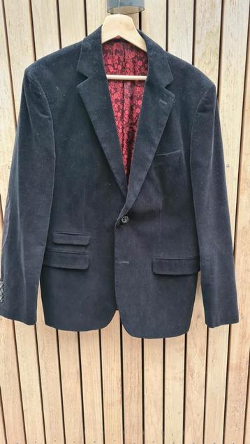 Zwarte rib jas Kolbert, maat 52, ZGAN beschikbaar voor biedingen