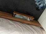Teakhout bedombouw, Huis en Inrichting, Slaapkamer | Bedden, Ophalen, Gebruikt, Tweepersoons, 200 cm