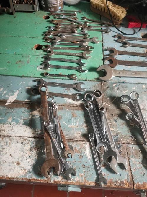 89 steek/ringsleutels, Doe-het-zelf en Verbouw, Gereedschap | Handgereedschap, Gebruikt, Ophalen of Verzenden