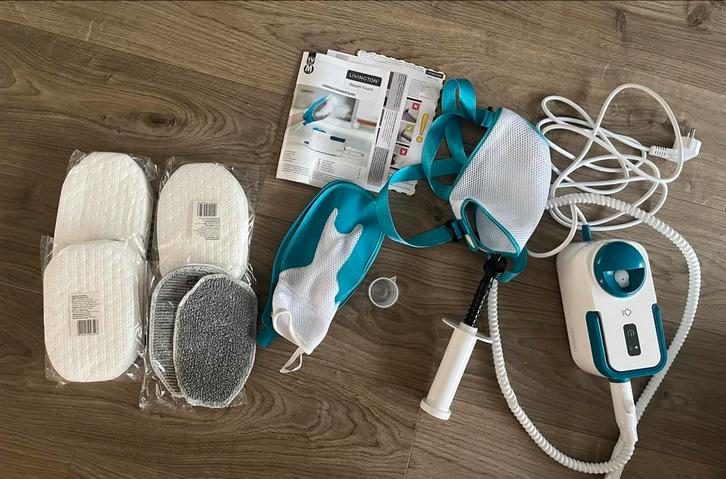 Livington SteamTouch Handstoomreiniger, Witgoed en Apparatuur, Stoomapparaten, Zo goed als nieuw, Stoomreiniger, Ophalen