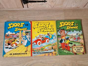 Sjors en Sjimmie - 3 Stripboeken beschikbaar voor biedingen