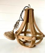 EGLO hanglamp Kinross - bruin - Ø31 cm Houten Hanglamp, Huis en Inrichting, Lampen | Hanglampen, Ophalen of Verzenden, Gebruikt