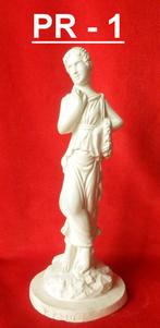 Pr1: Wit Beeldje van Gips van de Griekse Godin Persephone, Verzamelen, Beelden en Beeldjes, Ophalen of Verzenden, Zo goed als nieuw