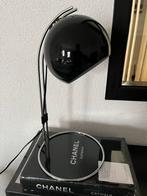 Strak design Tafellamp zwart hoogglans, Ophalen, Design modern strak, Zo goed als nieuw, Metaal