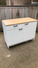 Ikea kastje wit houtlook blad KNOXHULT, Huis en Inrichting, Ophalen, Zo goed als nieuw