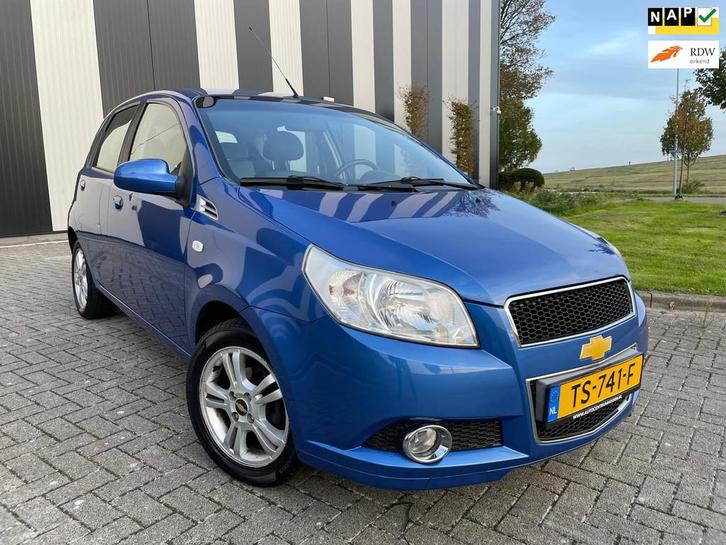 Chevrolet Aveo 1.4 16V LS Automaat-Climate-ElekPakket-2 Sleu, Auto's, Chevrolet, Bedrijf, Te koop, Aveo, ABS, Airbags, Airconditioning