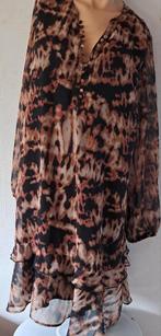 Estvl dames Jurk Maat 44, Kleding | Dames, Jurken, Bruin, Maat 42/44 (L), Ophalen of Verzenden, Zo goed als nieuw