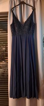 Elegante blauwe galajurk - Maat 48, Kleding | Dames, Gelegenheidskleding, Galajurk, Blauw, Maat 46/48 (XL) of groter, Ophalen of Verzenden