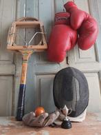 5 x oude gebruikte sport items voor 95 euro, Antiek en Kunst, Curiosa en Brocante, Ophalen of Verzenden