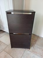 Ikea Bissa schoenenkastje zwart, Ophalen of Verzenden, Gebruikt