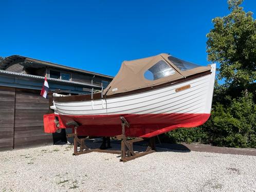 Houten sloep/reddingsloep/zeilsloep, Watersport en Boten, Sloepen, Gebruikt, Tot 10 pk, 6 meter of meer, Binnenboordmotor, Diesel