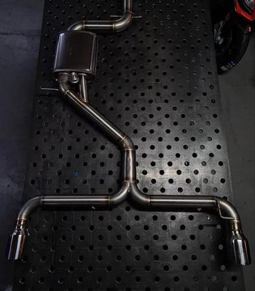 Golf 6 GTI custom made uitlaat systeem RVS kleppensysteem beschikbaar voor biedingen