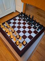Prachtige schaak/backgammon set, Ophalen of Verzenden, Zo goed als nieuw