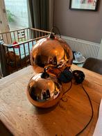 Koper Bronzen Bol Hanglampen - Set van 2, Ophalen, Gebruikt, Metaal, Minder dan 50 cm