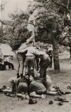 N174 Leusden CJV Jongenskamp 1961 gelopen, Verzamelen, Ophalen of Verzenden, 1960 tot 1980, Gelopen, Utrecht