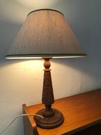 Fraai gedecoreerde Tafellamp, Ophalen, Gebruikt, Hout, Minder dan 50 cm