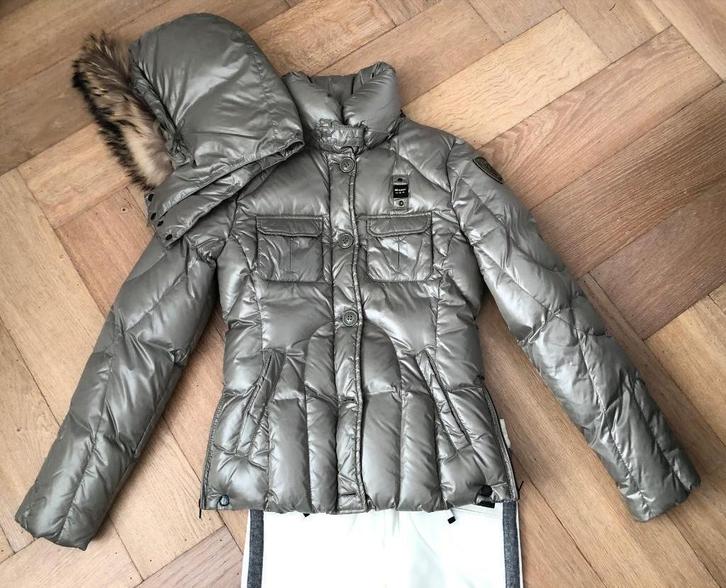 blauer ski jack ski jas | s-m, Kleding | Dames, Wintersportkleding, Nieuw, Jack, Maat 36 (S), Ophalen of Verzenden