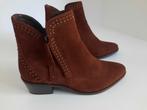 enkel laarsjes HASSIA bruin suède nieuw maat 38H, Bruin, Lage of Enkellaarzen, Nieuw, Ophalen of Verzenden