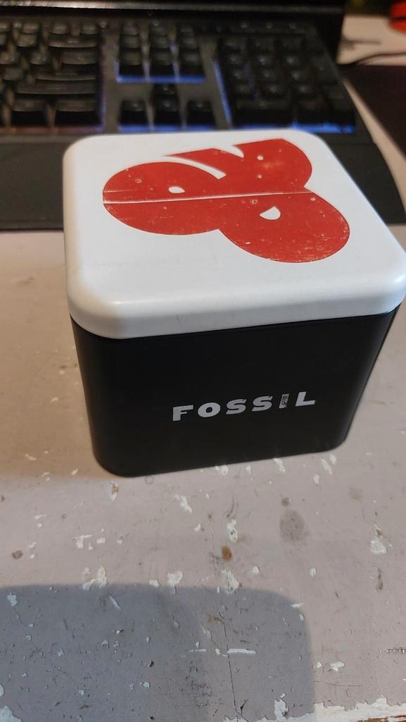 Fossil FS4552, Sieraden, Tassen en Uiterlijk, Horloges | Dames, Gebruikt, Polshorloge, Fossil, Staal, Staal, Ophalen of Verzenden