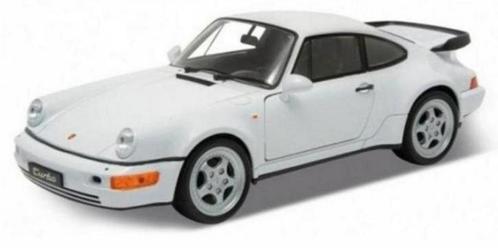 Welly Porsche 911 Turbo ( 964 ) wit 1:24 nieuw in verpakking, Hobby en Vrije tijd, Modelauto's | 1:24, Nieuw, Auto, Welly, Ophalen of Verzenden