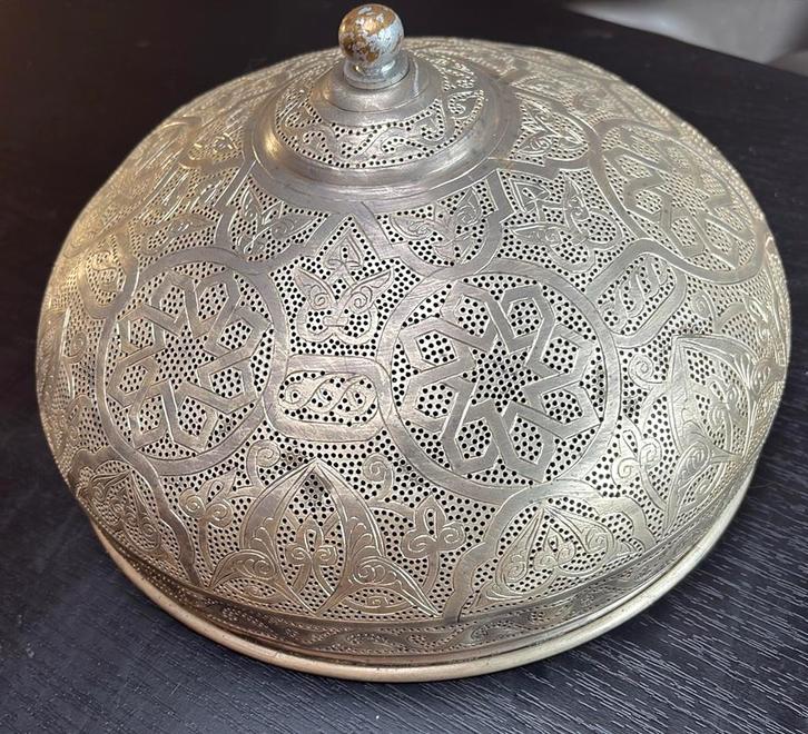 Mooie Marokkaanse hanglamp, Antiek en Kunst, Antiek | Goud en Zilver, Zilver, Ophalen