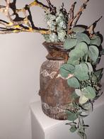 Kruik met decoratie, Ophalen of Verzenden, Zo goed als nieuw