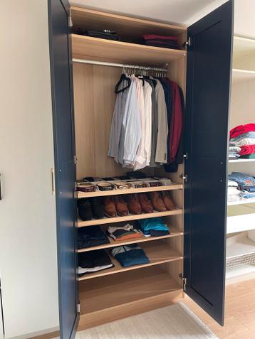 Ikea Pax Kast 100x236x58cm met uitschuif lades - afbeelding 3