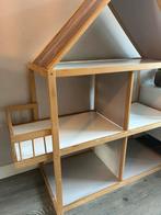 Leuk houten poppen en/of barbie huis, Kinderen en Baby's, Speelgoed | Poppenhuizen, Ophalen, Gebruikt, Poppenhuis