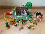 Playmobil, paarden stal wasplaats / plek, poppetjes dieren, Ophalen of Verzenden, Gebruikt