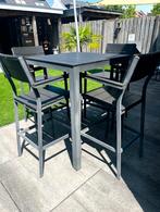Bartafel met stoelen Bellagio 5 delige set aluminium, Ophalen, 4 zitplaatsen, Gebruikt, Eettafel