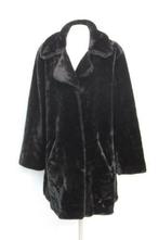 leuke zwarte nepbontjas. Mt M, Maat 38/40 (M), ., Zwart, Ophalen of Verzenden