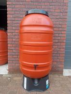 Regenton terracotta kleur, 150 liter of meer, Ophalen of Verzenden, Zo goed als nieuw, Kunststof