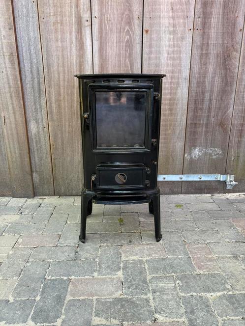 Heta scandia 6304 houtkachel lang en korte poten, Huis en Inrichting, Kachels, Zo goed als nieuw, Vrijstaand, Houtkachel, Hout