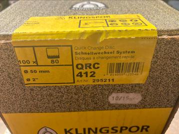Klingspor QRC 412 beschikbaar voor biedingen