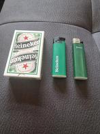 Orginele heineken 1 spel kaarten en 2 aanstekers, Verzamelen, Rookartikelen, Aanstekers en Luciferdoosjes, Ophalen of Verzenden