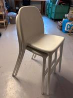 Witte Kunststof Stoelen IKEA URBAN - Set van 2, Ophalen, Kunststof, Gebruikt, Twee