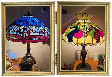 Prachtige Grote Tiffany lampen🌺2 stuks🎀€225 per stuk beschikbaar voor biedingen