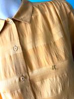 Vintage zijden blouse mosterdgeel maat 36, Kleding | Dames, Blouses en Tunieken, Verzenden, Geel, Vintage, Maat 36 (S)
