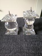 Kristallen Kandelaars (Set van 2), Ophalen of Verzenden, Zo goed als nieuw, Huisaccessoire