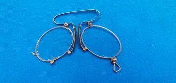 19e Eeuws Gouden Knijpbrilletje  "PINCE NEZ ". beschikbaar voor biedingen