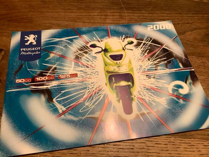 Peugeot Brochure - 2000.     (9), Fietsen en Brommers, Handleidingen en Instructieboekjes, Verzenden
