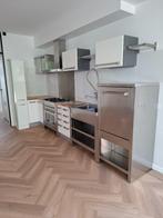 Complete RVS  M- System module keuken, Huis en Inrichting, Keuken | Complete keukens, Ophalen, Zo goed als nieuw, Hout, Hoekkeuken