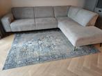 Lichtgrijze hoekbank van Haco Wonen, Ophalen, Gebruikt, Stof