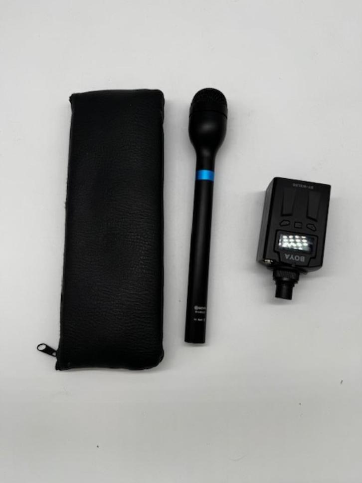 Boya BY-HM100 Handheld Microfoon + Boya WXLR8 Zender, Muziek en Instrumenten, Microfoons, Zo goed als nieuw, Zangmicrofoon, Draadloos