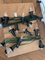 Antieke bakeliet kerstlampjes. Bruin., Diversen, Kerst, Ophalen of Verzenden, Gebruikt