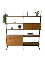 Vintage modulair , vrijstaand wandsysteem Olof Pira, Huis en Inrichting, Ophalen of Verzenden, Zo goed als nieuw, 25 tot 50 cm