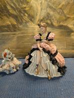 Vintage Dresden ballerina. Porselein, Antiek en Kunst, Antiek | Porselein, Ophalen