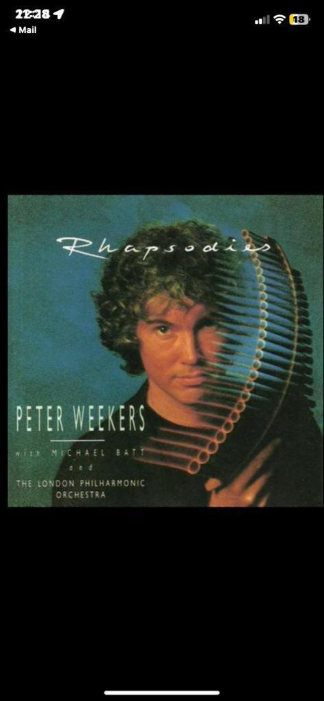 Peter Weekers - Rhapsodies CD, Cd's en Dvd's, Cd's | Klassiek, Gebruikt, Overige typen, Modernisme tot heden, Ophalen of Verzenden