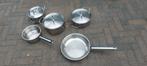 Te koop: 5 delige Fissler pannenset + 2 BK pannen, Ophalen, Keramische plaat, Pannenset, Zo goed als nieuw