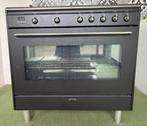 Smeg | vrijstaand gasfornuis met 5 kookzones + oven | zwart, Witgoed en Apparatuur, Fornuizen, Ophalen, Gebruikt, 60 cm of meer